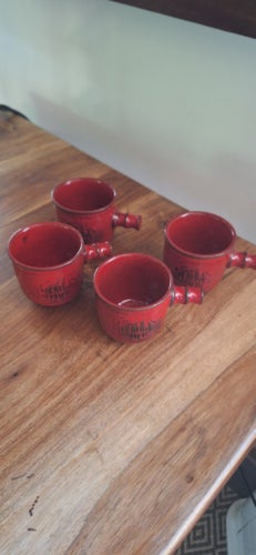 Vintage muggar keramik från det tyska märket Ceramano