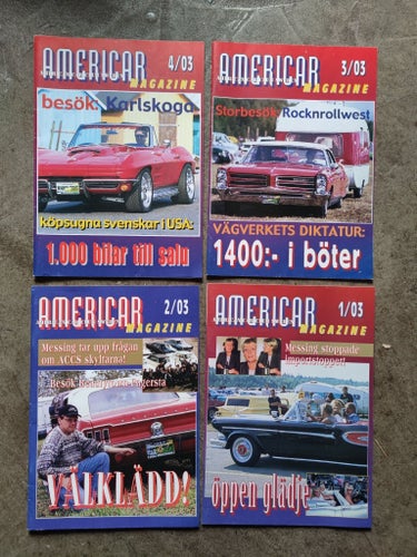 Americar Magazine Årgång 2003 Komplett
