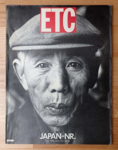 ETC Tidskrift Japan-Nr. 4/81. Bilden på framsidan: Fotograf Christer Strömholm!