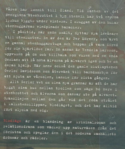 BLODLÄGE -JOHAN THEORIM ( INBUNDEN )