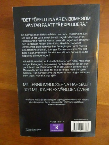 Toppskick David Lagercrantz Hon som måste dö Millennium pocket