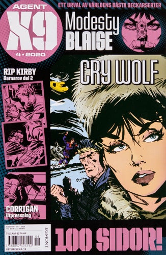 Agent X9 Serietidning 2020 nr 4 (Oläst arkivex) Modesty Blaise