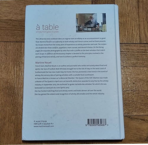 À table whisky from glass to plate av Martine Nouet, 2016