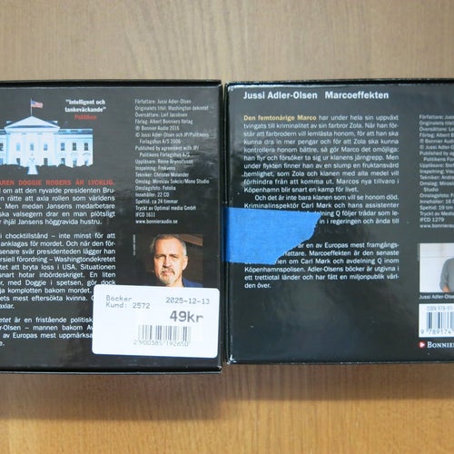 Jussi Adler-Olsen - Washingtondekretet och Marcoeffekten Ljudböcker