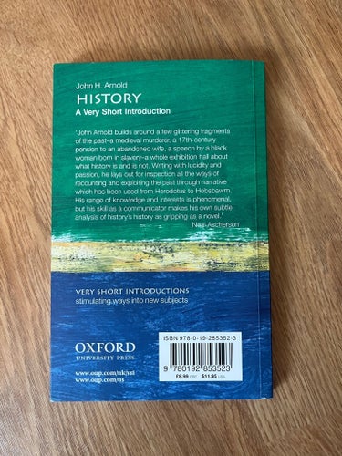 History, a very short introduction