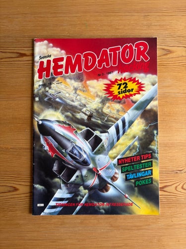 Svenska Hemdator Hacking NR 3 - 1987 - retro dataspel programmering
