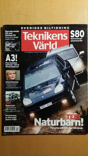 Teknikens Värld nr 4 2003: VW Touareg V6, Porsche Cayenne S, Hummer H2