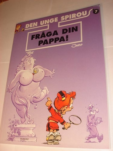 DEN UNGE SPIROU ALBUM Nr 7 !!! NY OLÄST