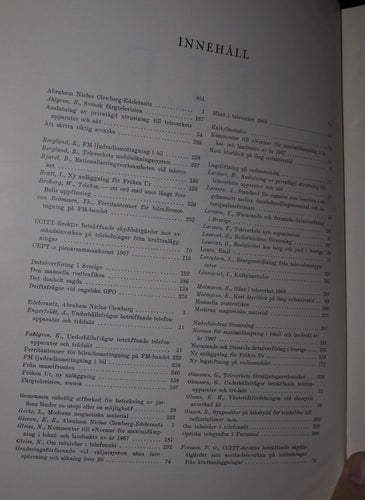 Tele år 1968 Televerket Telefon Telefoni Telegraf Telegrafi