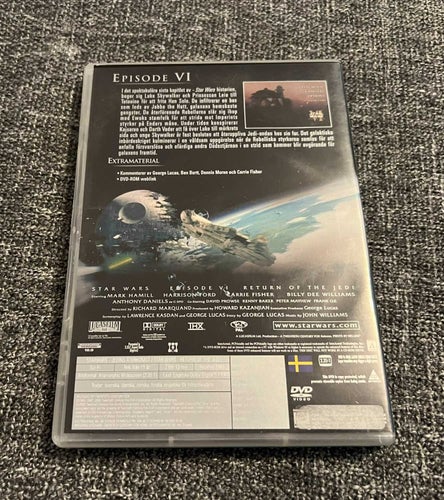 STAR WARS EPISODE VI JEDINS ÅTERKOMST (1983) SVENSK UTGÅVA I MKT FINT SKICK!
