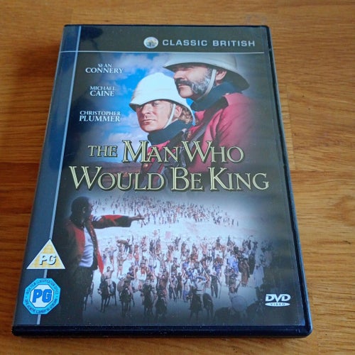 The Man Who Would Be King (DVD) Toppskick! Raritet!