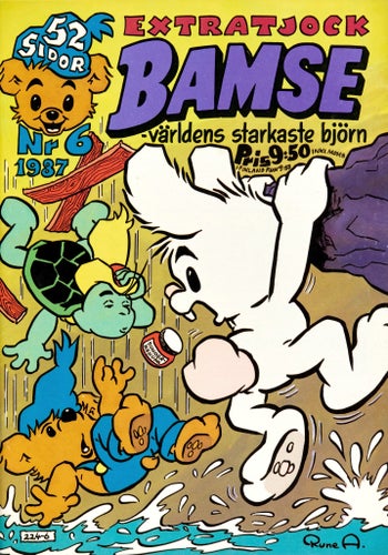 Bamse – världens starkaste björn Serietidning 1987 nr 6 (Oläst arkivex)
