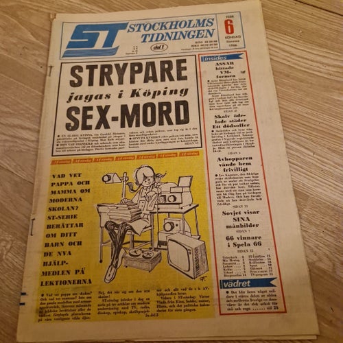 Stockholms-Tidningen från 6 februari 1966