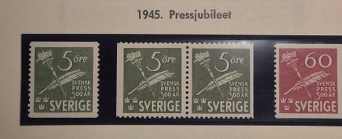 Svensk press Svenska frimärken