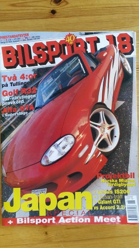 Bilsport nr 18 2002: Alfa 156 GTA, VW Golf R32, Mazda MX-5