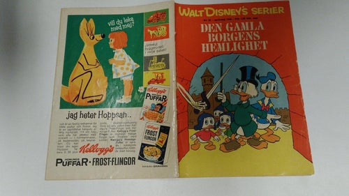 Walt Disney's Serier 1966 nr 22 Den gamla borgens hemlighet