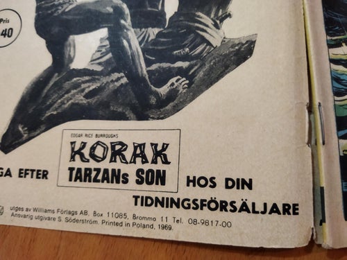 Illustrerade klassiker nr 14 Den röde piraten Ja,es Fenimore Cooper. Fine plus