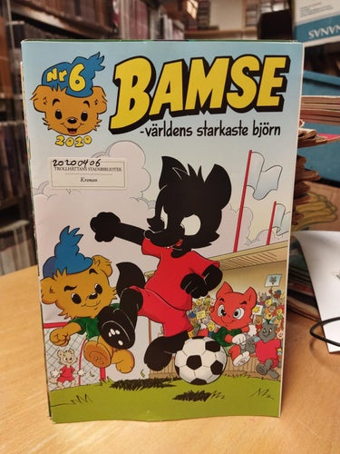 Bamse 2020 nr 6 med Bamses-värld. Very Fine plus, BM