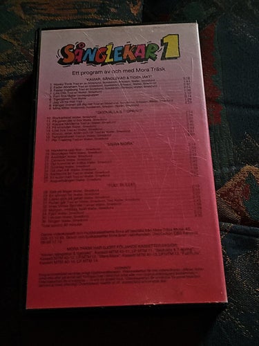 Sånglekar 1 VHS Svenskt Tal