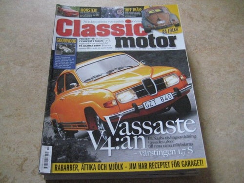 CLASSIC MOTOR NR 11 2013. SAAB 96 1,7 S 1974 , ALFA ROMEO SZ 1991 ,M.M