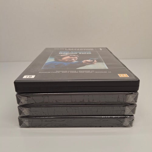 Clint Eastwood Dirty Harry x4 - Region 2, DVD-Film, Svensk text, Fint skick