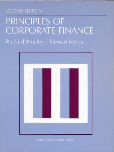PRINCIPLES OF CORPORATE FINANCE, bok av Richard Brealey och Stewart Myers