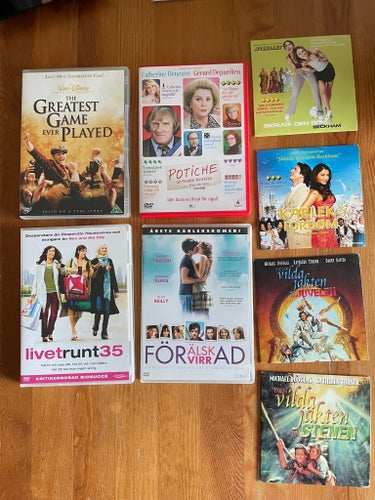 DVD Livet runt 35, The Greatest Game Ever Played, Potiche, Förälskad förvirrad,