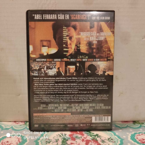 King Of New York 1990 *Christopher Walken* - DVD