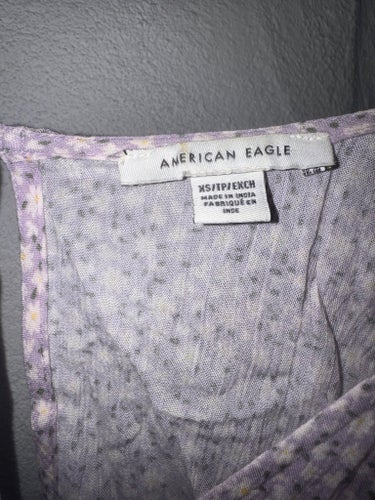 American Eagle lila klänning, storlek XS/TP/EXCH