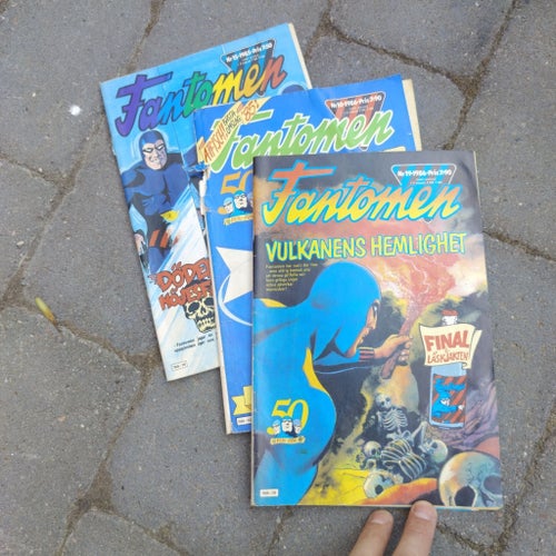 Fantomen Nr 19-1986, Nr 10-1986, Nr 15-1985