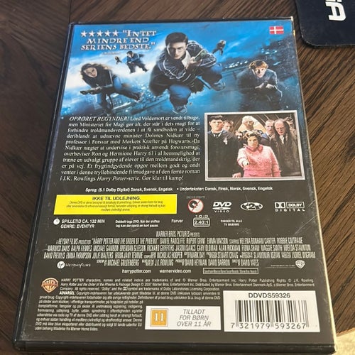 Harry Potter og Fønixordenen (DVD)