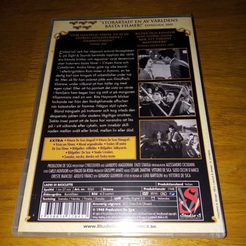 Cykeltjuven (Vittorio De Sica) UTGÅTT!DVD,Toppskick!