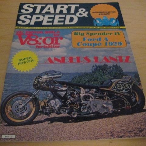 START & SPEED NR 2 1977 EL CAMINO 1973, ,M.M. POSTERN FINNS KVAR!