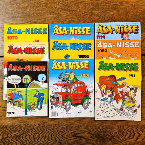 Åsa-Nisse - 10 st album, 1978-2011