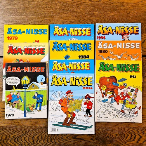 Åsa-Nisse - 10 st album, 1978-2011