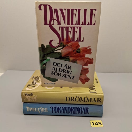 Danielle Steel x3 Bokpaket hårdpärm - Se bilder för titlar