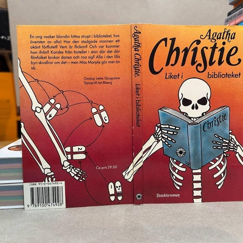Liket i biblioteket av Agatha Christie, bok, Very Good plus