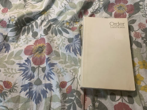 Lars noren 1978 order poesi lyrik dikt bonnier stockholm dramaten teater
