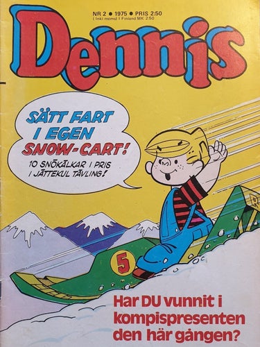 Dennis & Co FULL FART, 1974 + nr 2, 1975 & nr 1, 1979 1