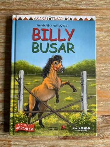 Billy Busar av Margareta Nordqvist, från Extra Lätt att läsa-serien