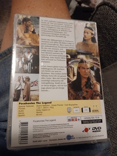 Pocahontas The Legend (DVD) inplastad dvd