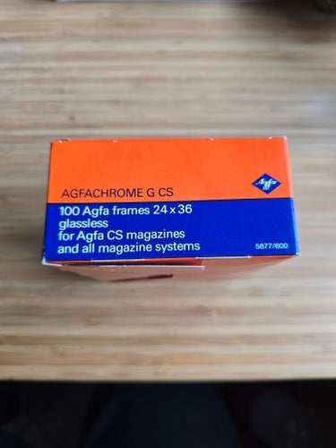 Vintage Agfa CS Diarammar 24x36 - 100st - Oanvända i box