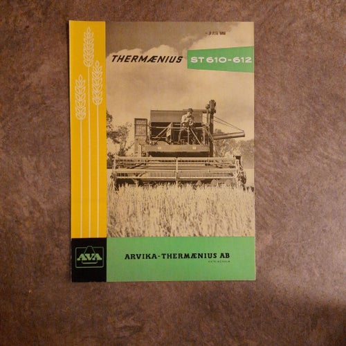 Thermænius Skördetröska ST 610-612 Broschyr