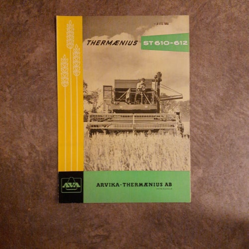 Thermænius Skördetröska ST 610-612 Broschyr