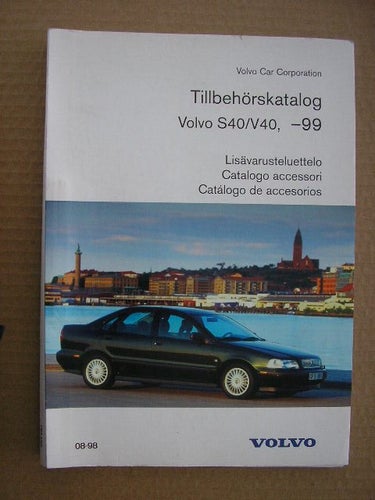 VOLVO Tillbehörskatalog S40 V40 -99