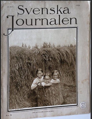 Svenska journalen 34 1926 Kulturens Östarp, Johan Törnfelt, Tibet, Pix