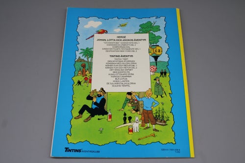 Johan, Lotta och Jockos äventyr - Destination New York 1988 av Hergé