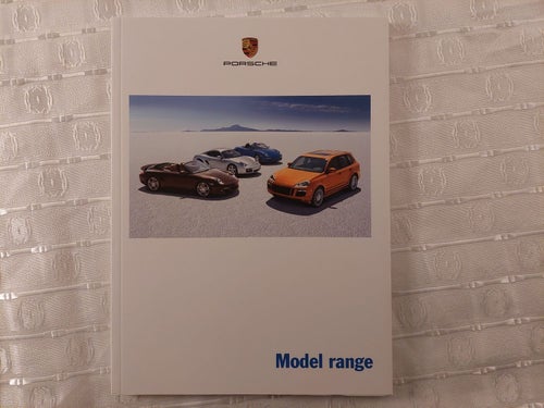 Porsche Model Range 2008 in english