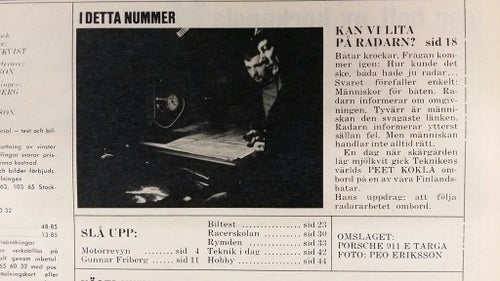 Teknikens Värld nr 1 1969: Ford 20 M XL, Porsche 911 Sportomatic
