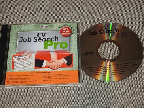 CV Job Search Pro CDROM windows 3.1, 95, 98